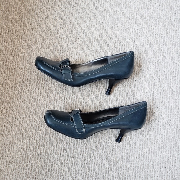 Nine West Teal Blue Pump - Picture 5 of 5